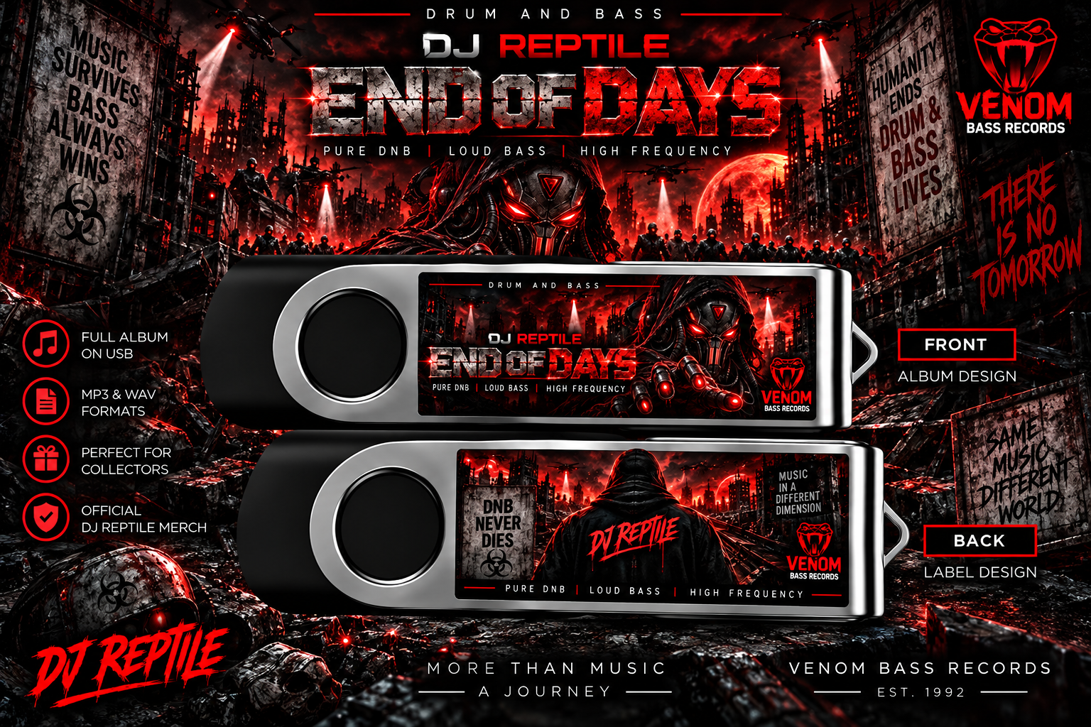 End of Days Collector's USB Album by DJ Reptile