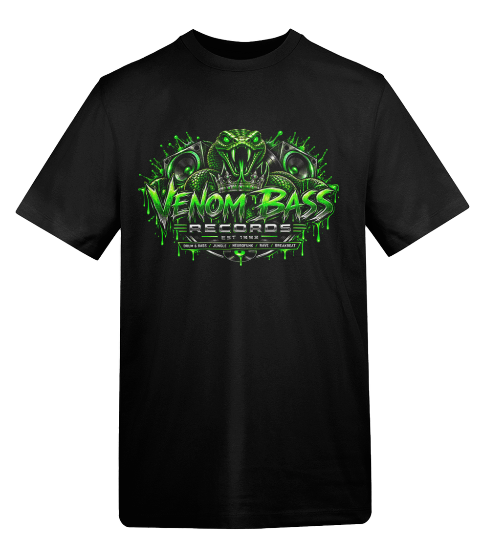 Black Venom Bass Records T-shirt